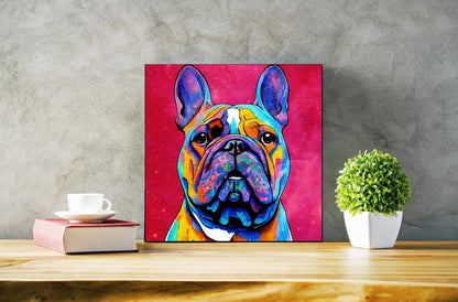 Frenchie canvas art