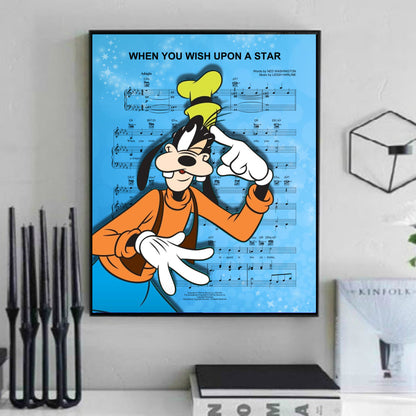 Disney Goofy art poster gift