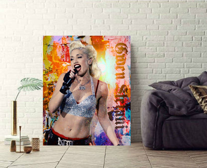 Gwen Stefani canvas painting