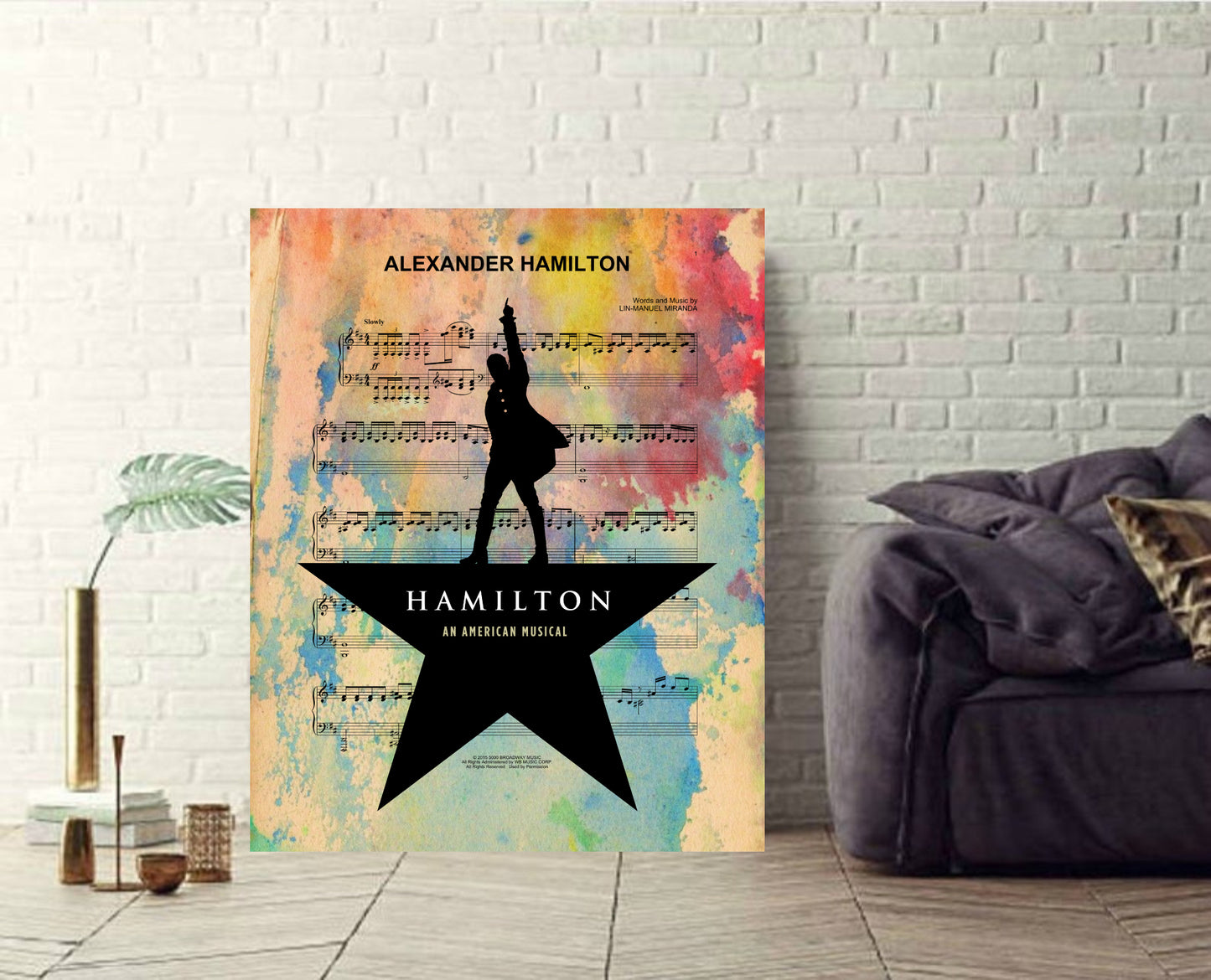 Hamilton Broadway canvas art