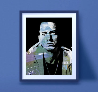 Eminem Slim Shady Wall Art Poster Canvas Print