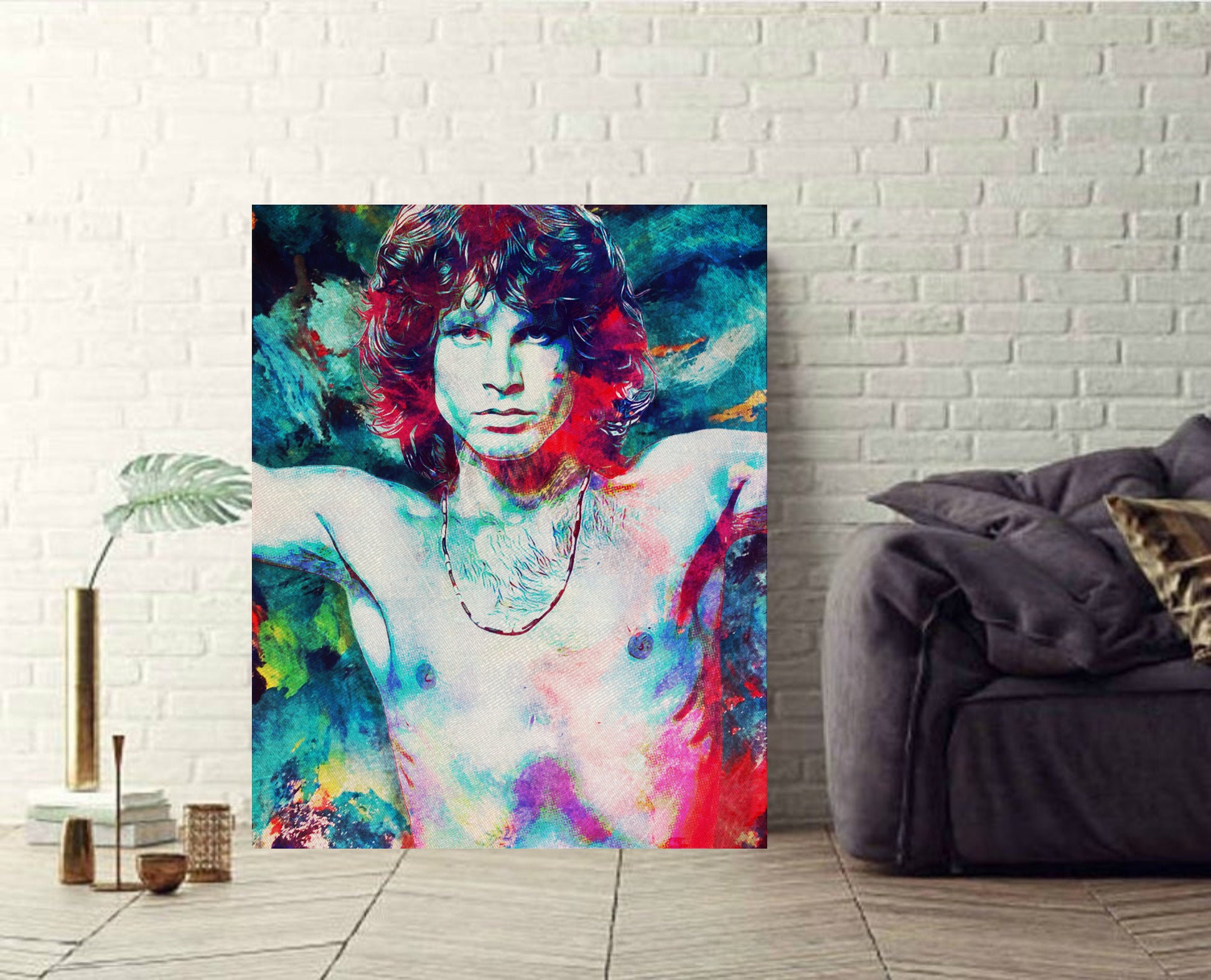 Jim Morrison painting canvas art