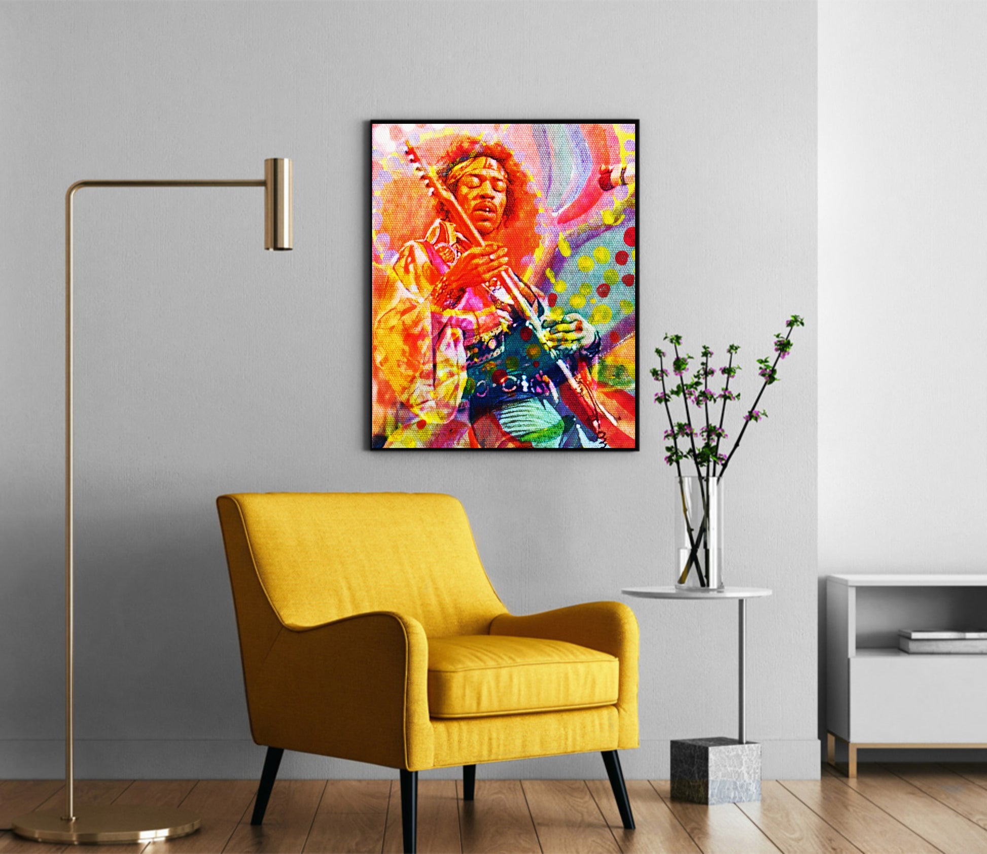 Jimi Hendrix Painting