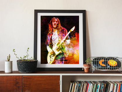 John Frusciante RHCP Wall Art  | Lisa Jaye Art Designs