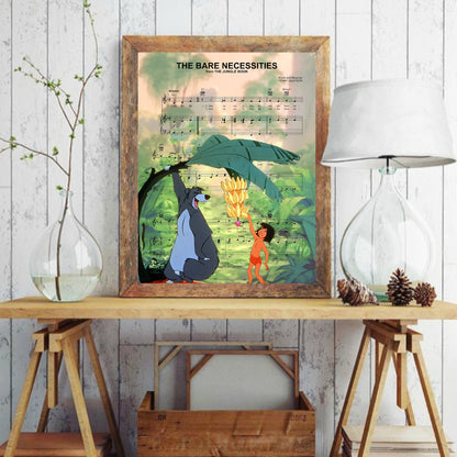 Jungle Book Wall Art Painting Poster Canvas Gift