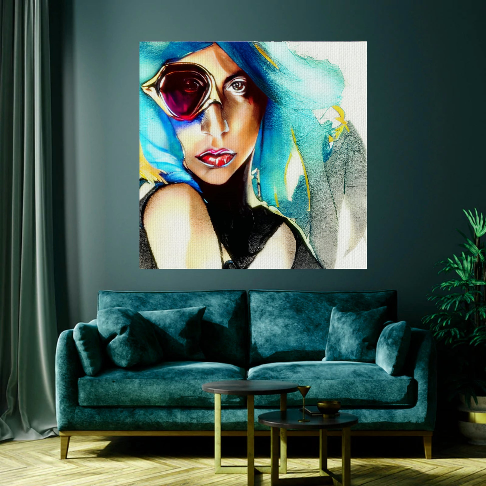 Lady Gaga large wall art