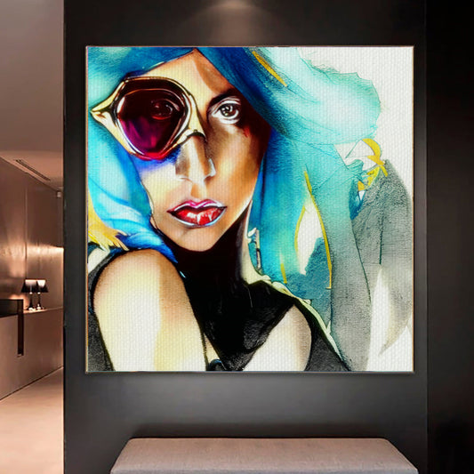 Lady Gaga Waterccolor Art