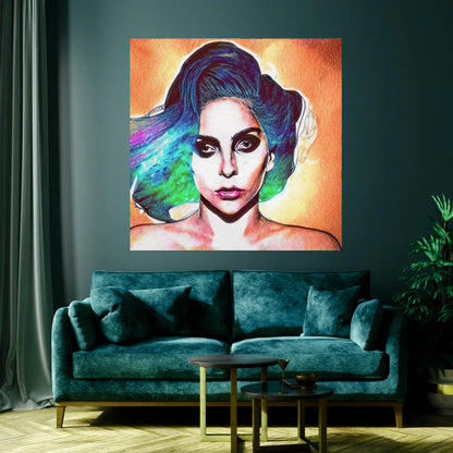 Lady Gaga Large wall art for sale