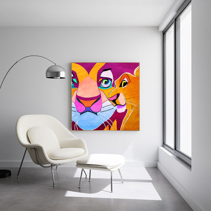 Lion king painting for sale