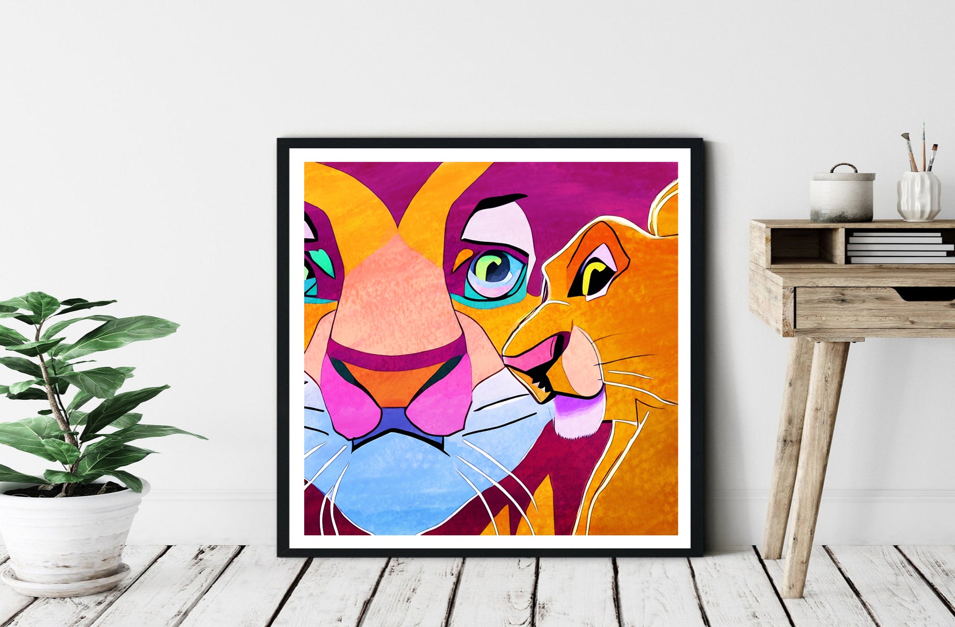 Lion King art print artwork