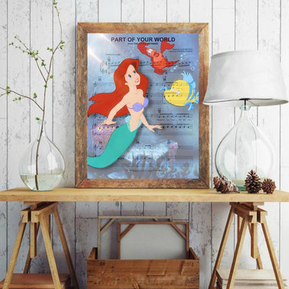 Little Mermaid Home Decor Wall Art