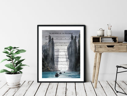 Lord of the Rings Poster Canvas