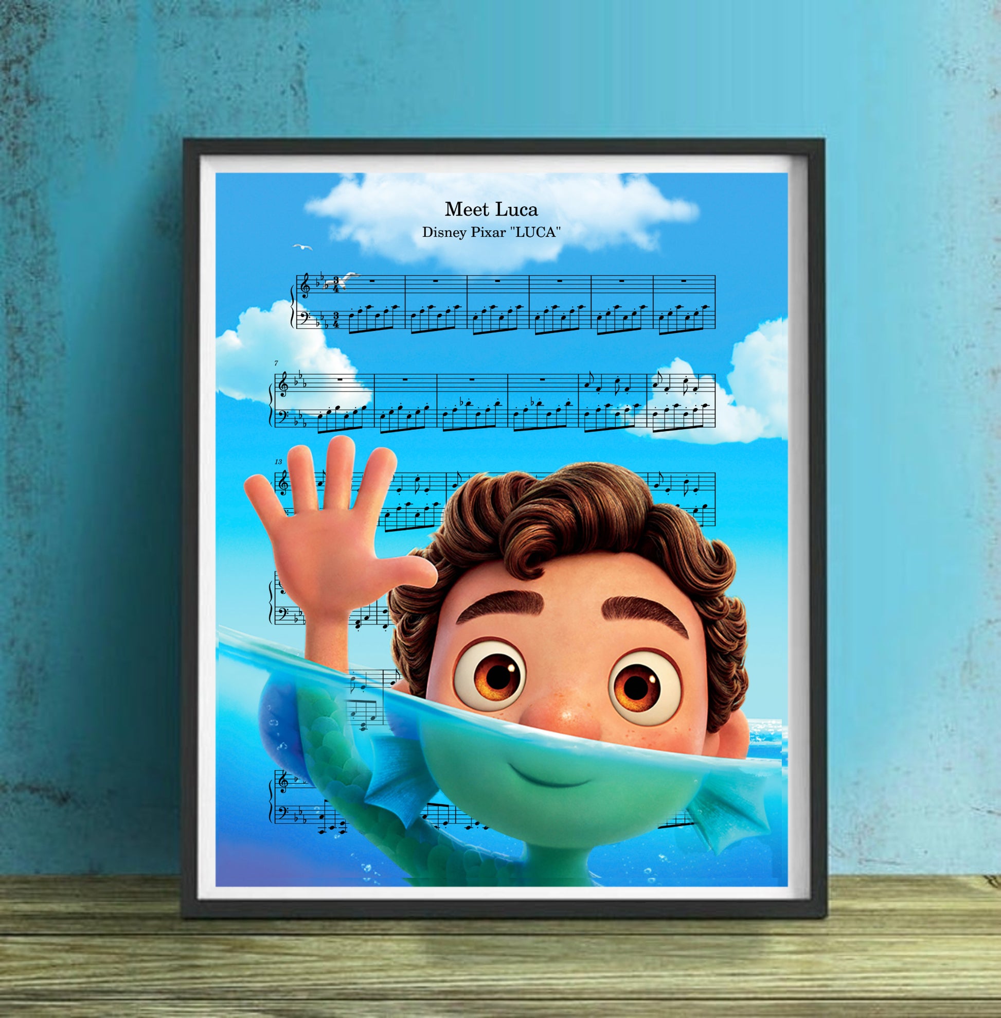 Luca Disney Wall Art Print Poster Gift