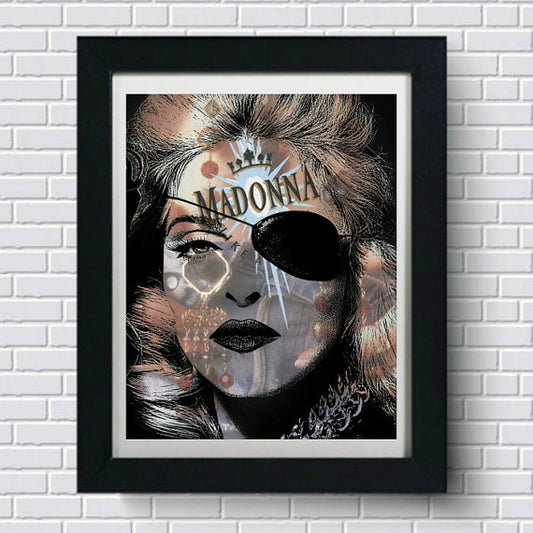 Madonna Like a Virgin Wall Art  | Lisa Jaye Art Designs