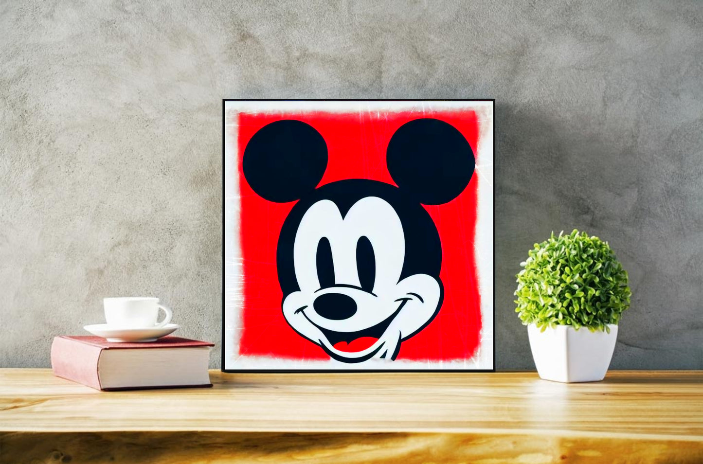 Mickey Mouse red artwork