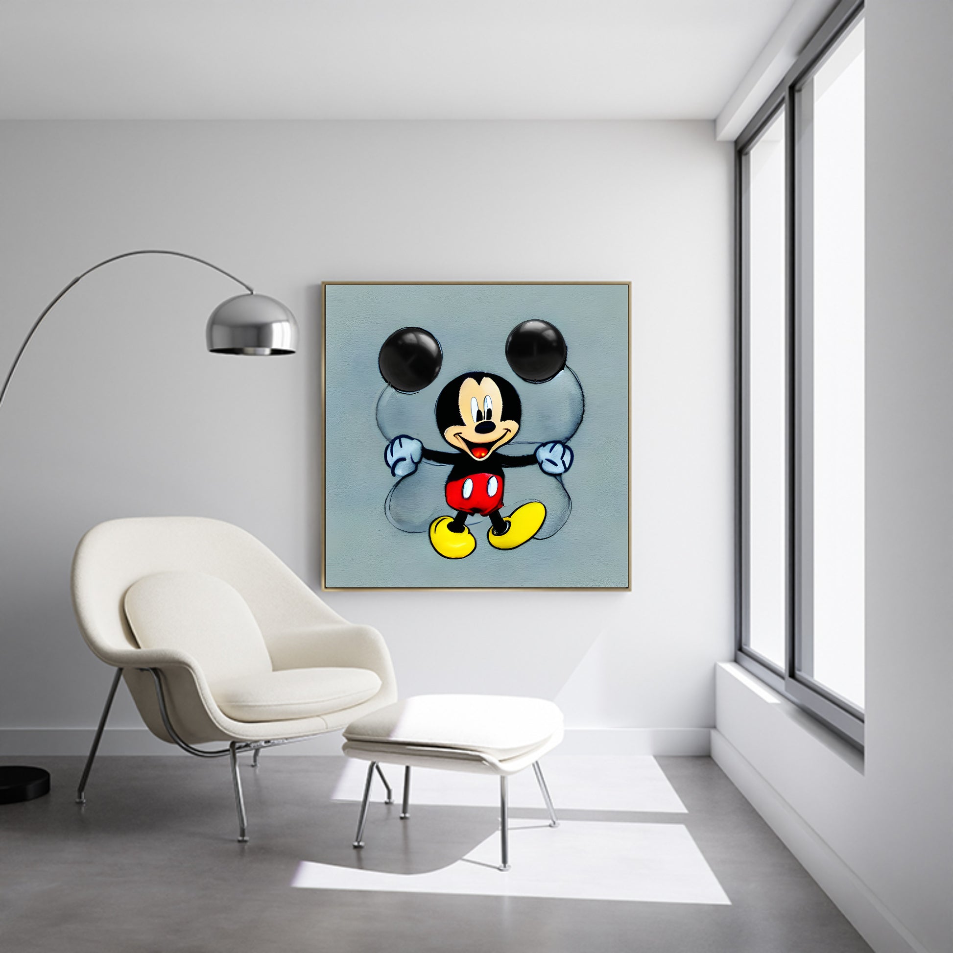 Large scale mickey mouse Disney art