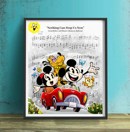 Mickey and Minnie's Runaway Railroad Nothing Can Stop Us Now Sheet Music