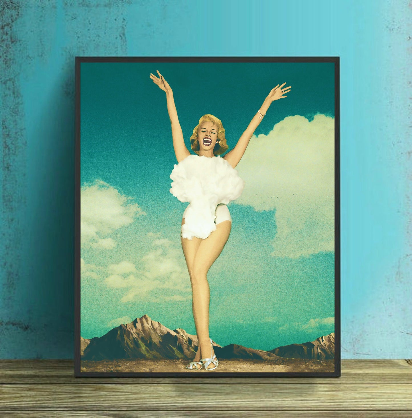 Miss Atomic Bomb Wall Art Print Painting Poster Canvas