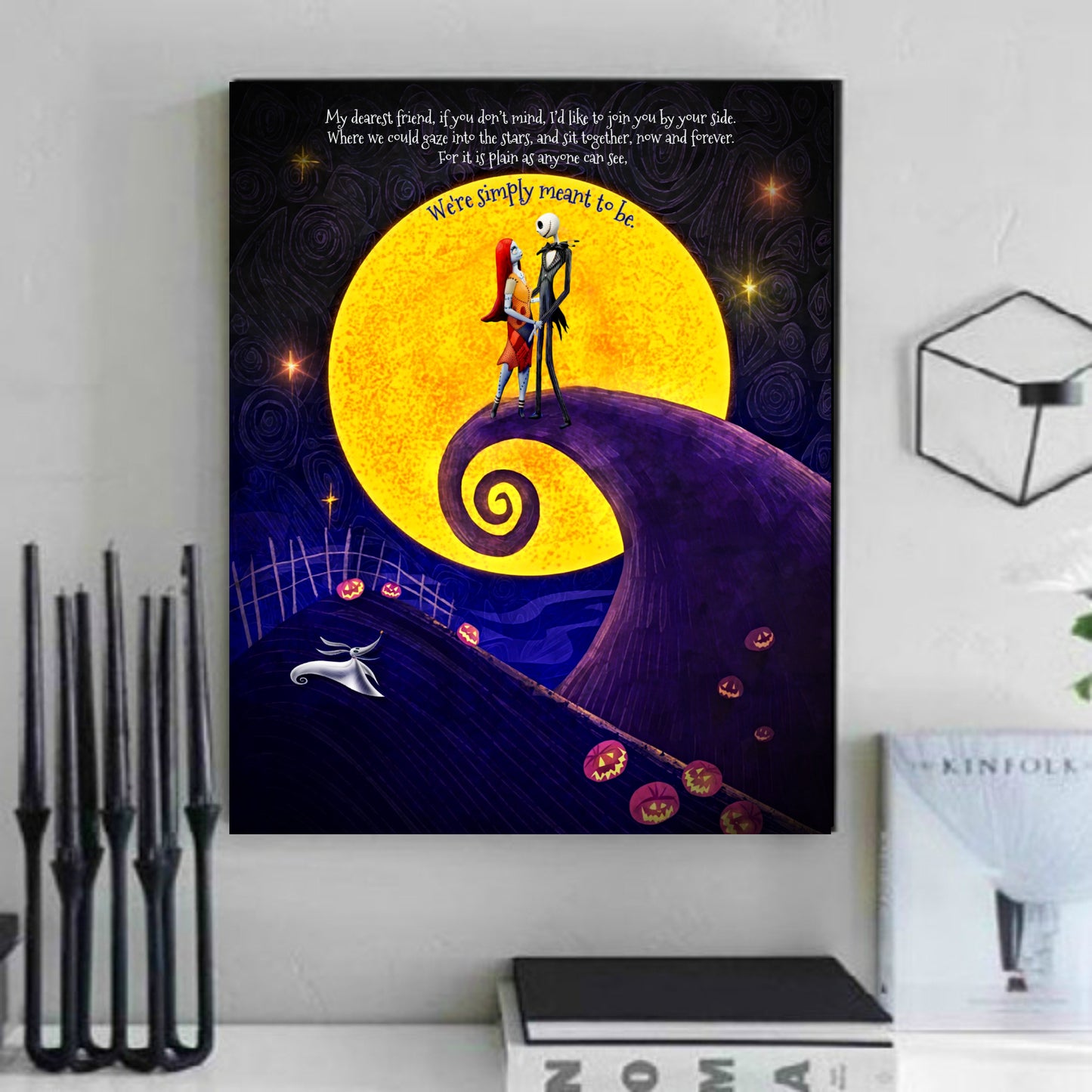 Nightmare Before Christmas Simply meant to be wedding gift