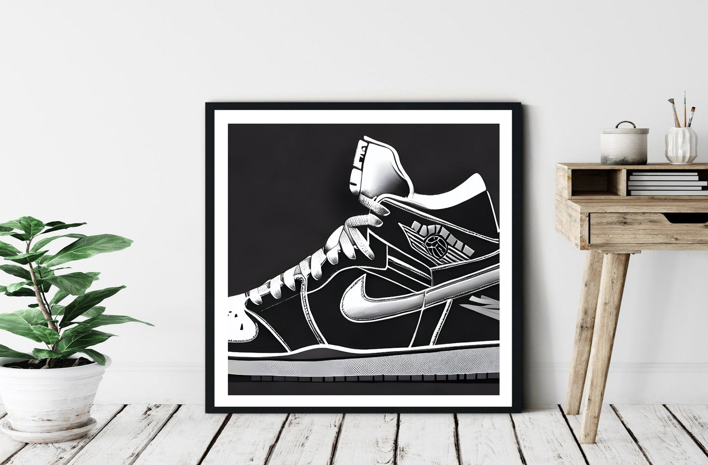 Nike Jordans wall art print