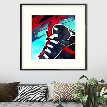 Nike shoes poster print