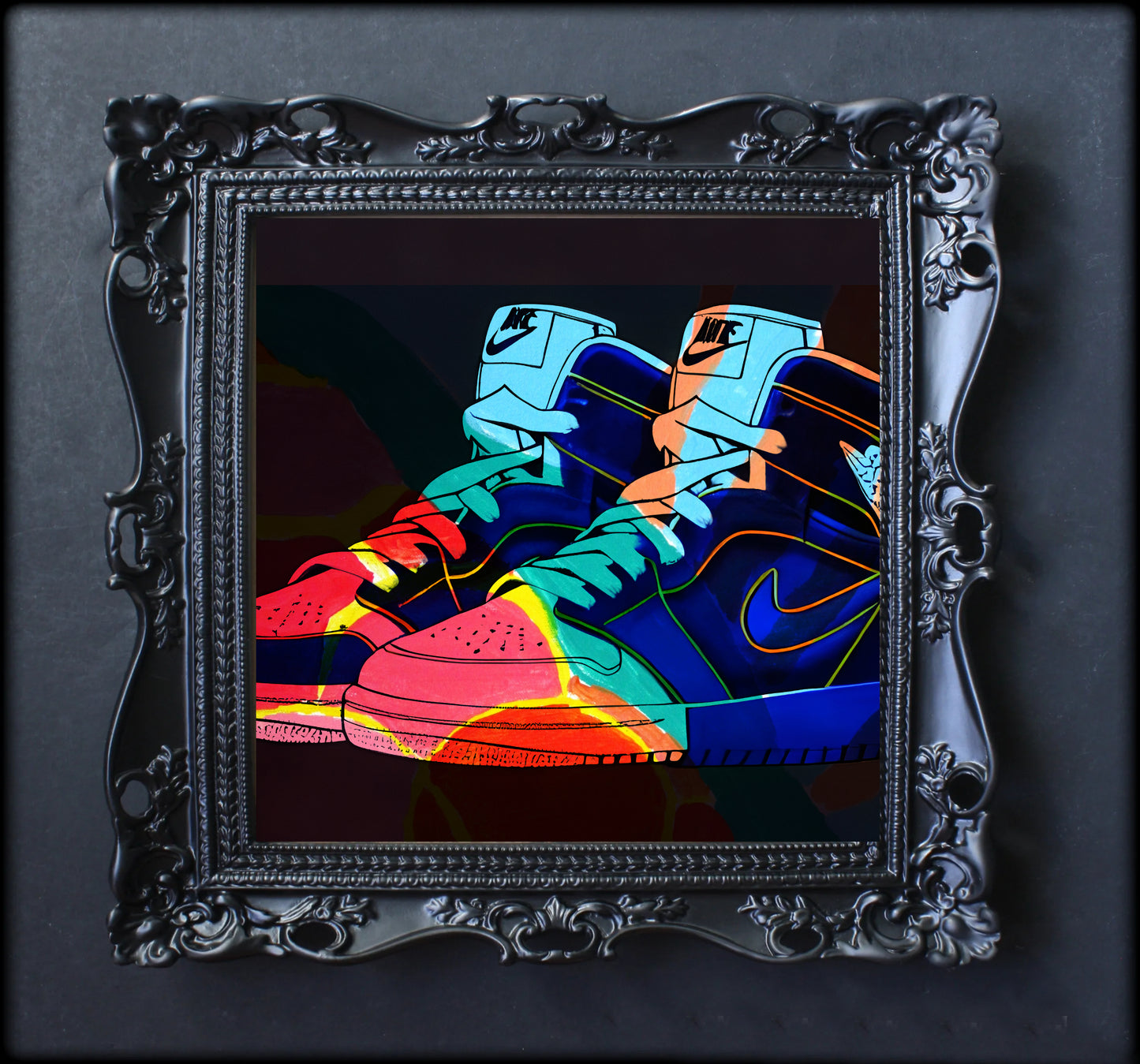 Nike Jordans Pop Art Wall Art  | Lisa Jaye Art Designs