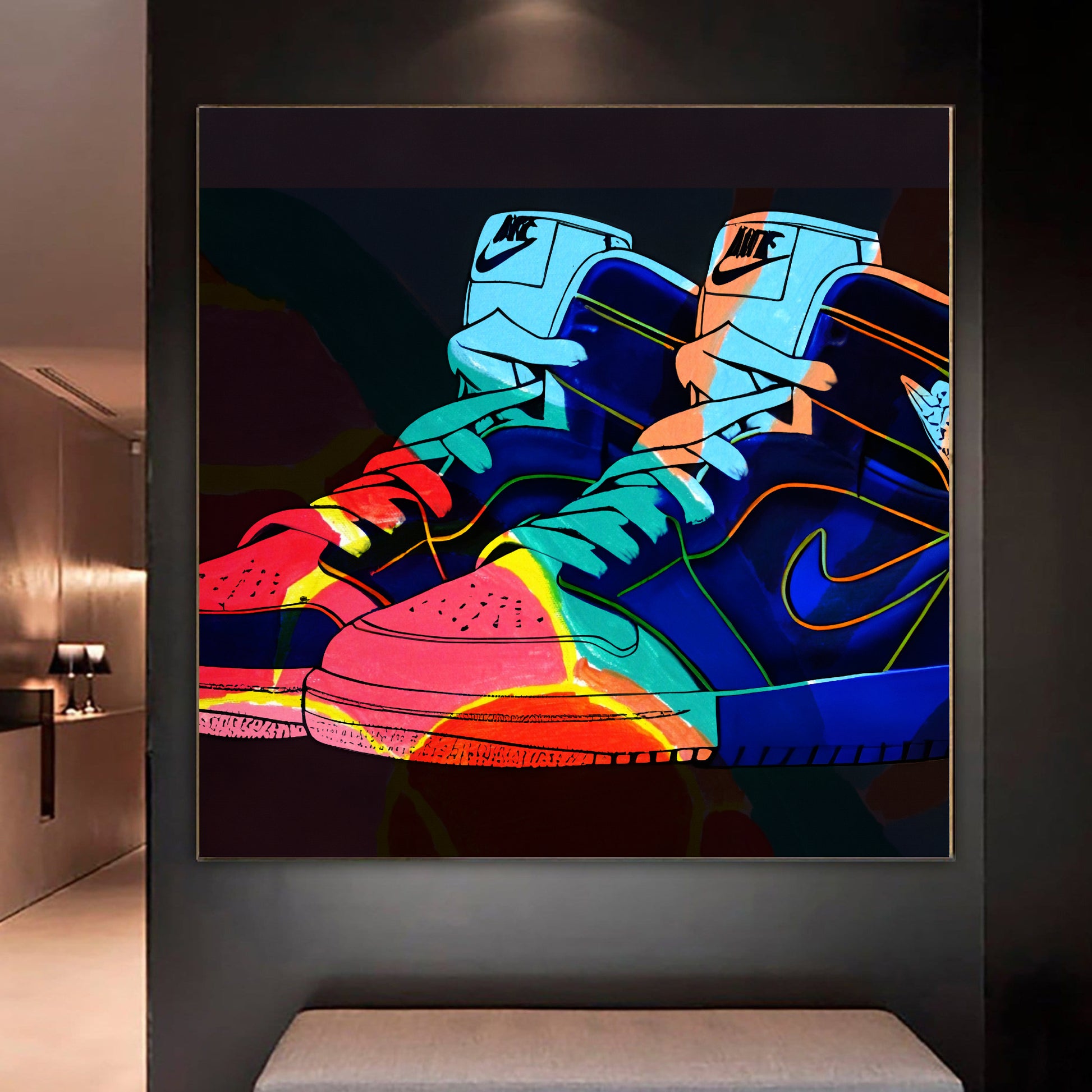 Nike Jordans Pop Art