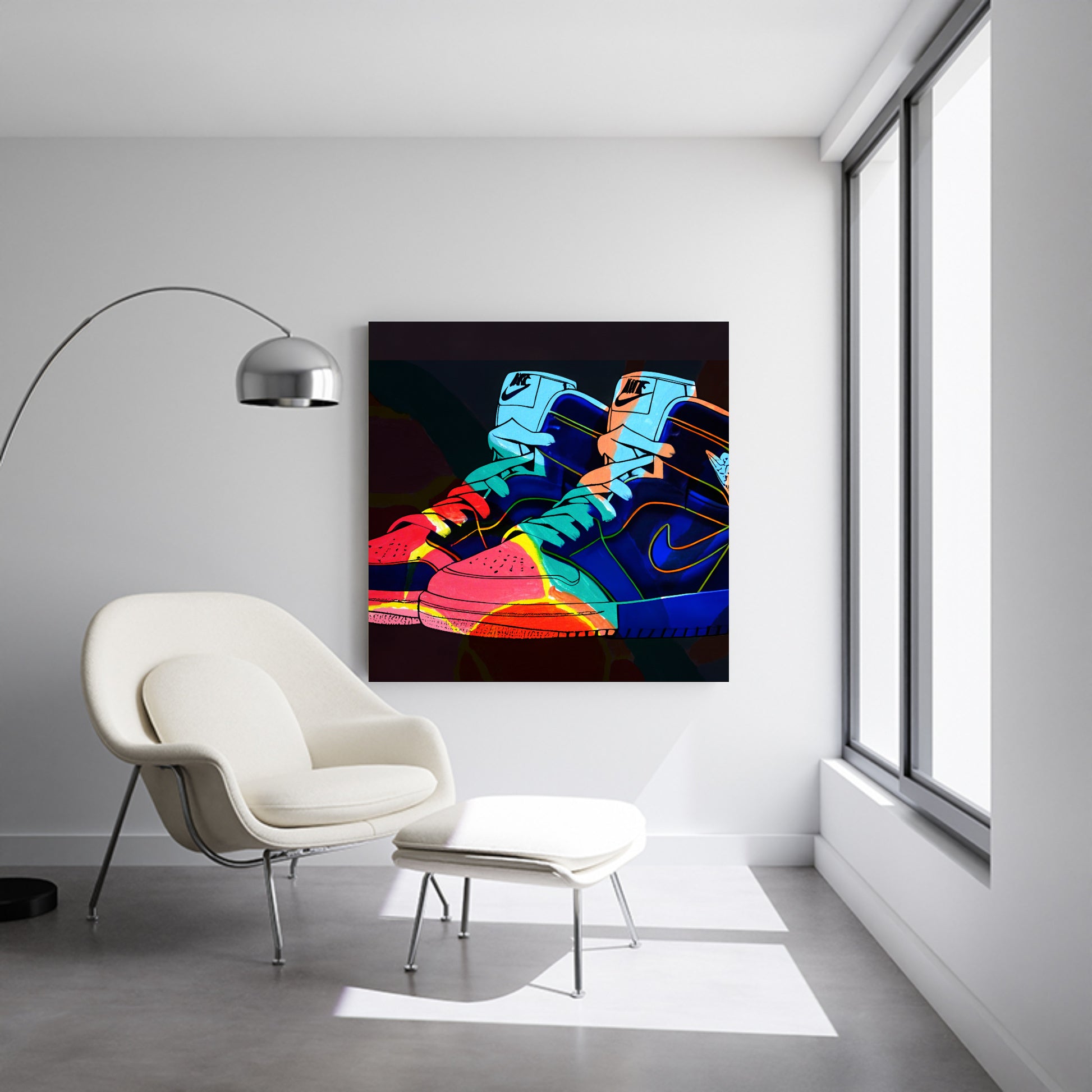 Nike Jordans Pop Art canvas large art