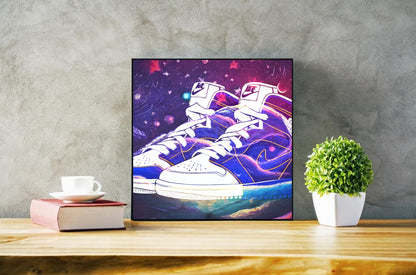 Nike Jordans wall art gift