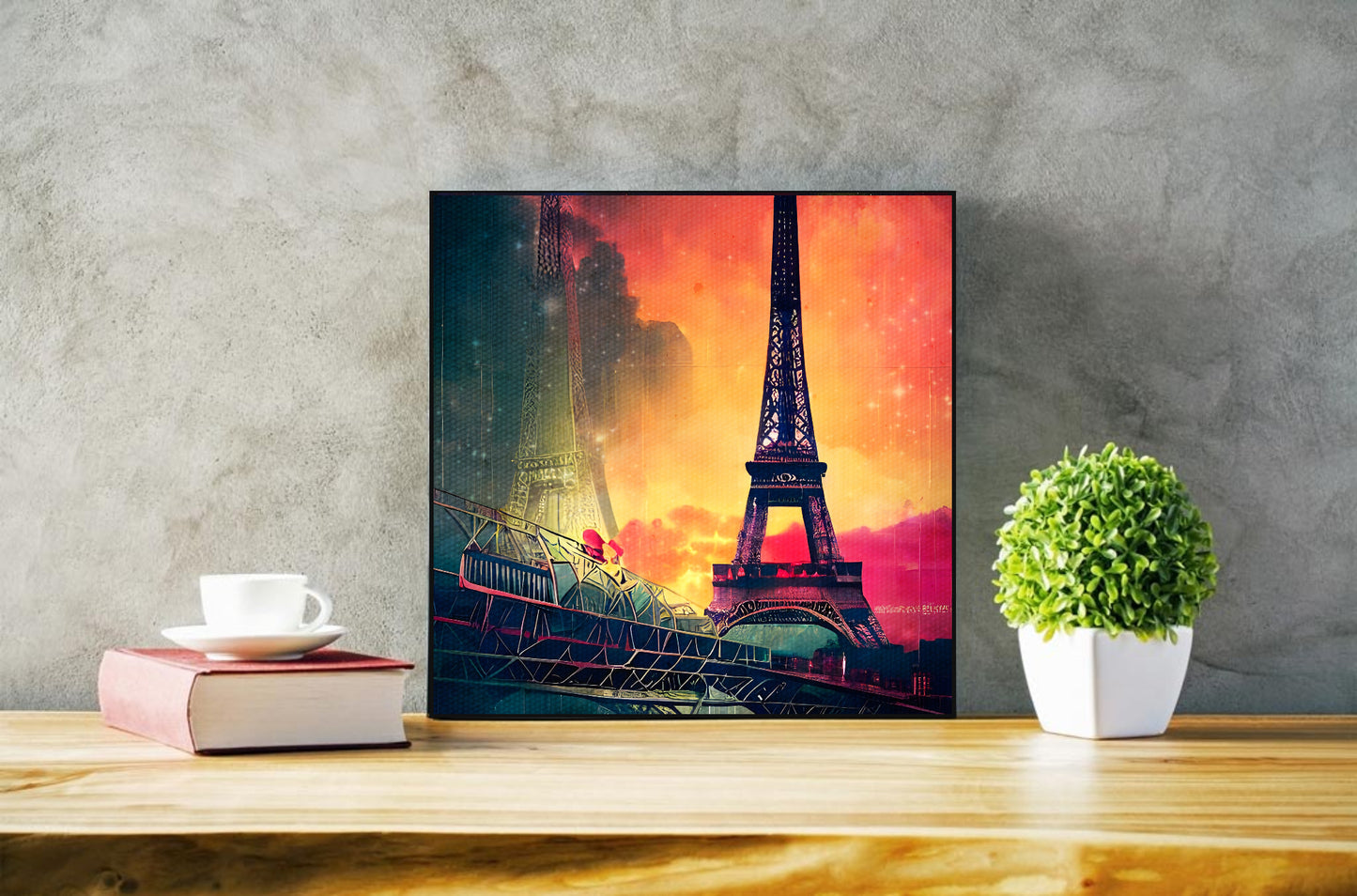 Paris Eiffel tower painting for sale