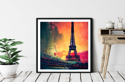 Paris Eiffel tower framed art