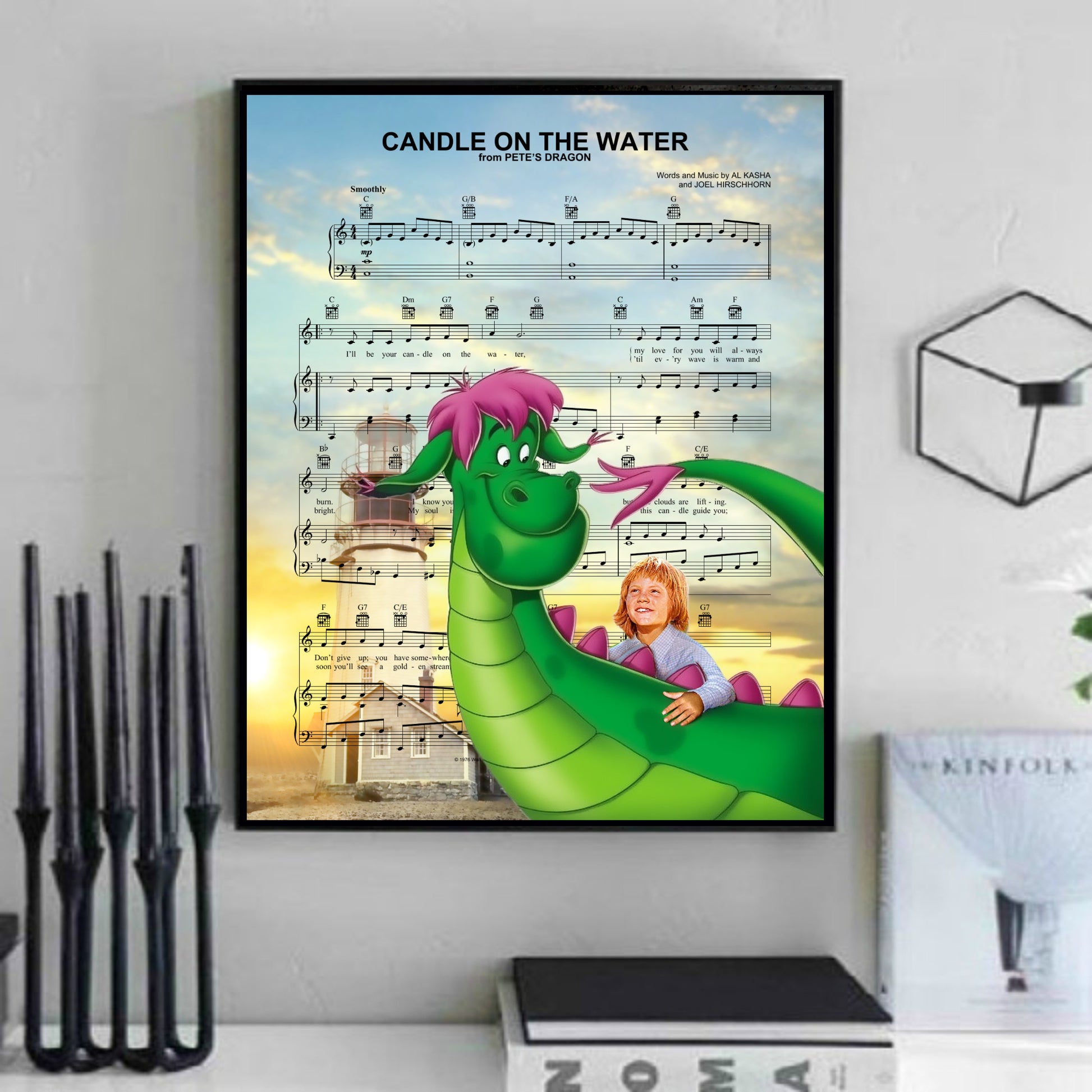 Pete's Dragon Candle on the Water Sheet Music