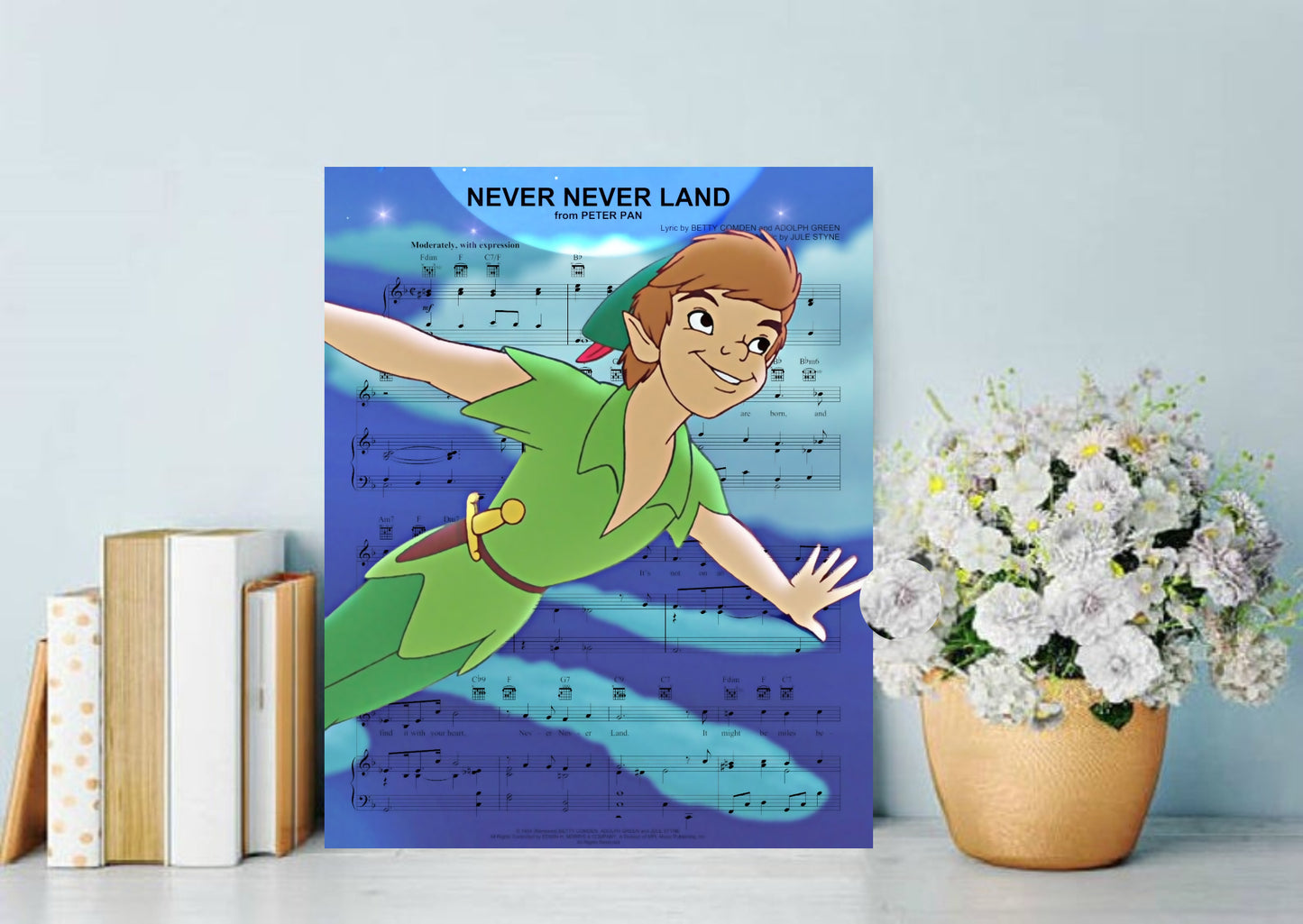 Peter Pan wall art print