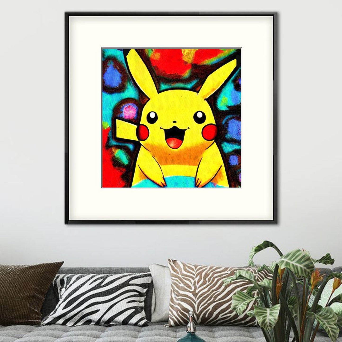 Pikachu pokemon pop art
