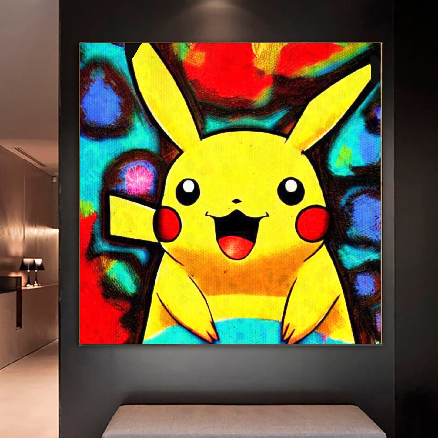 Pikachu large wall art
