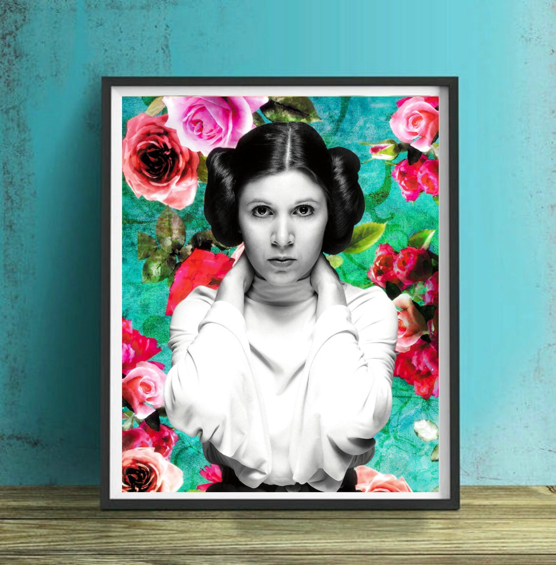 Princess Leia Wall Art Print Poster Gift Painting
