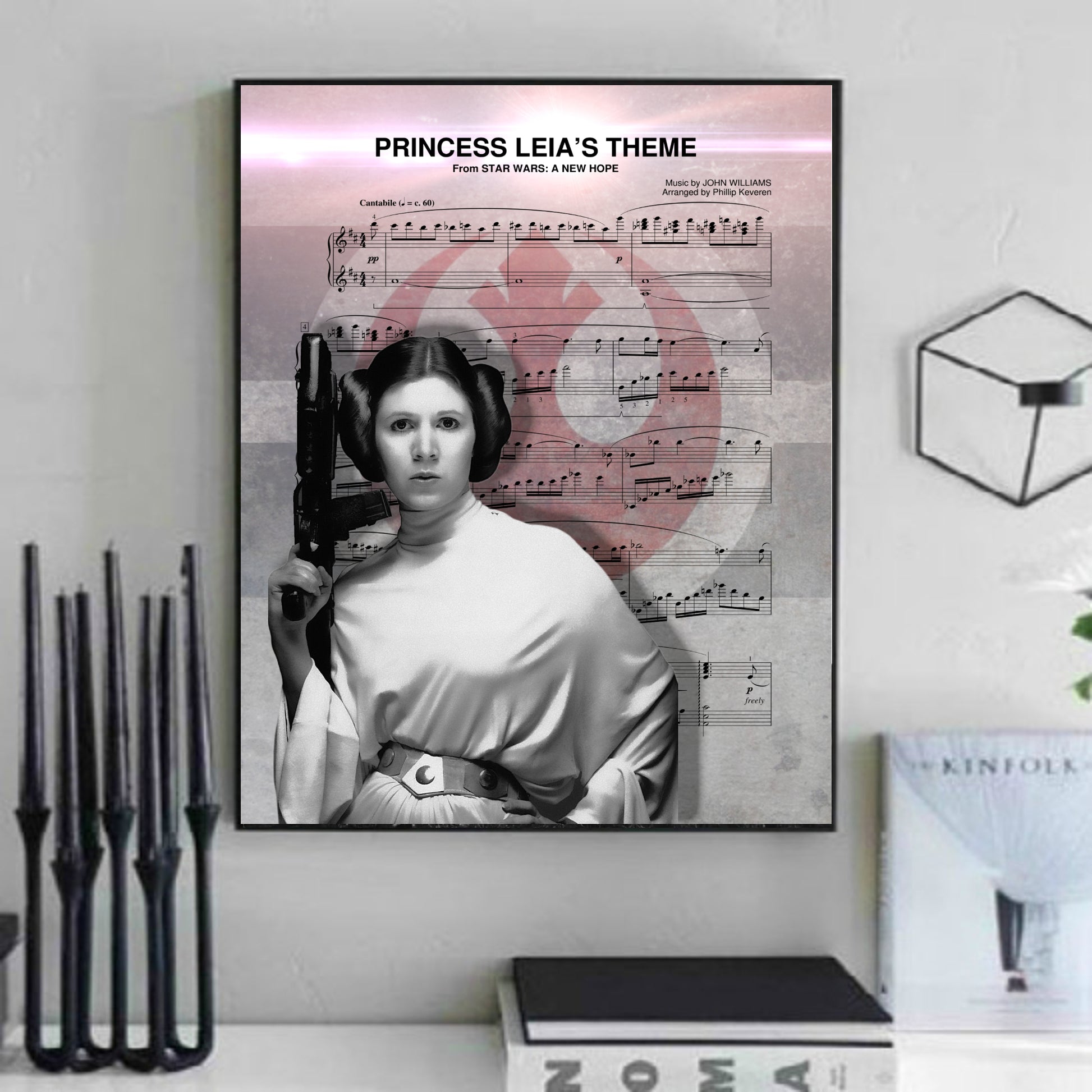 Princess Leia Wall Art Poster Print Artwork Gift