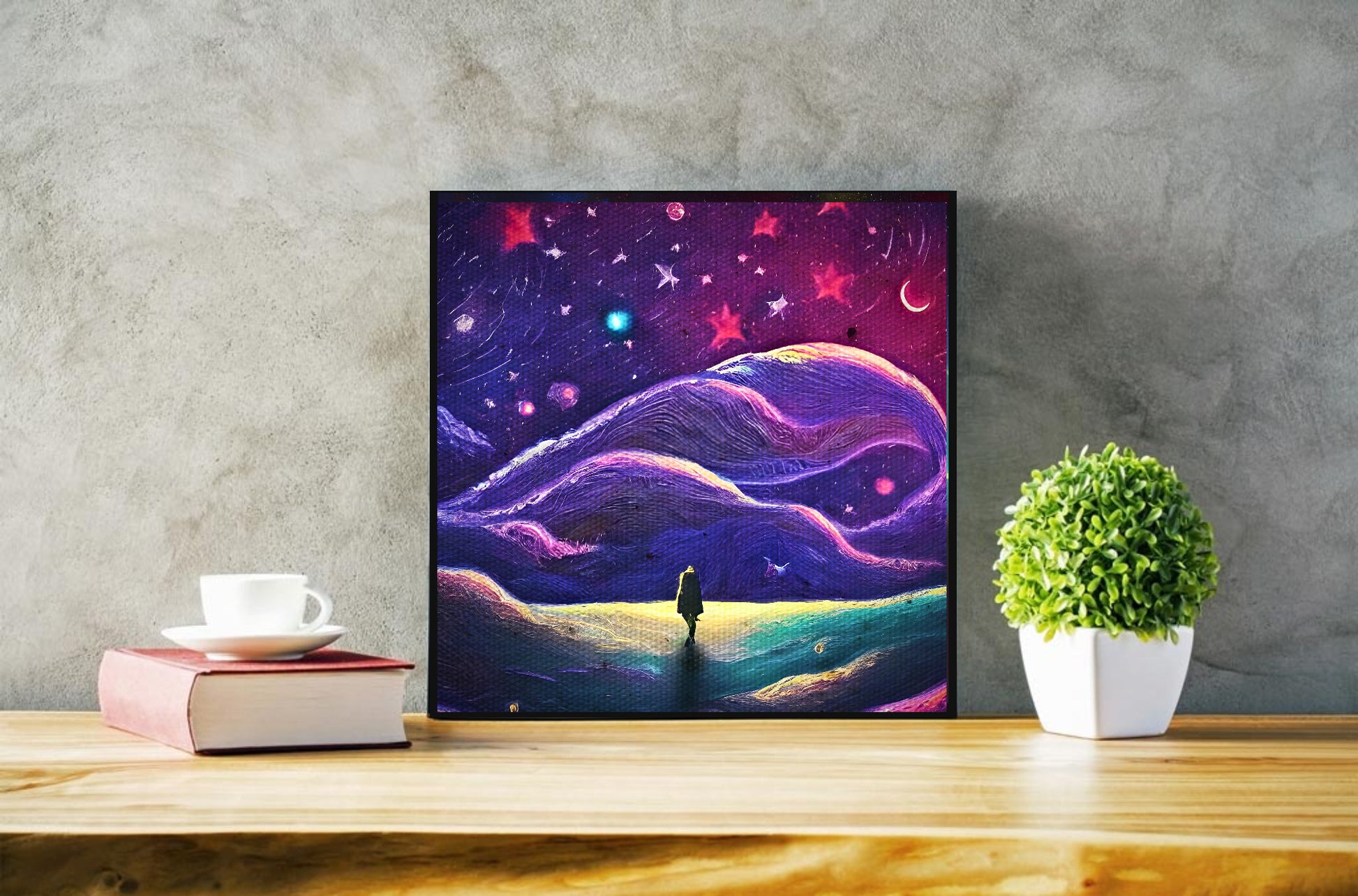 cosmic sky abstract art artwork painting