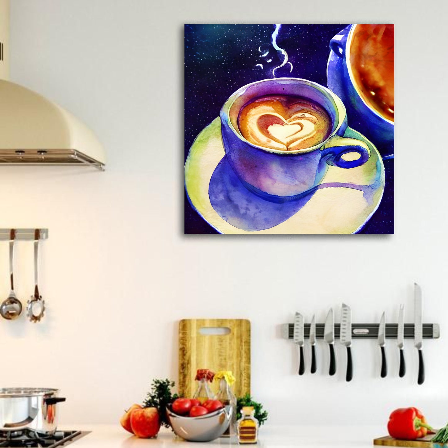 kitchen coffee cup artwork inspo