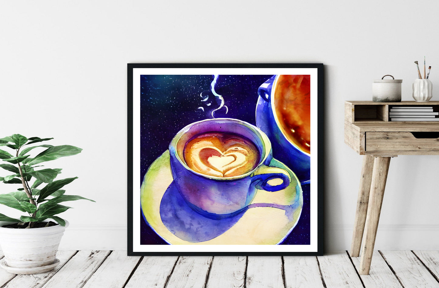 coffee lover wall art gift
