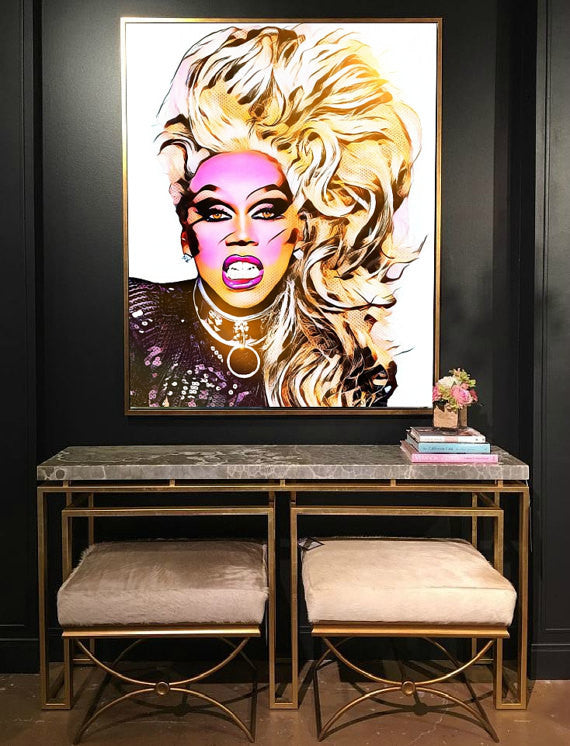 RuPaul Drag Queen Poster, Wall Art, Artwork