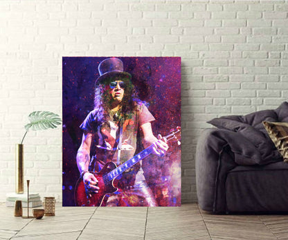Slash Guns N' Roses Wall Art canvas