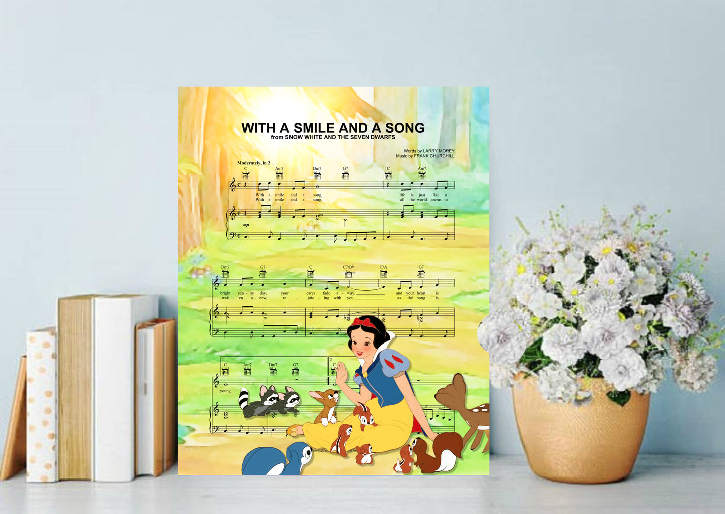 Snow White With a Smile and a Song Sheet Music