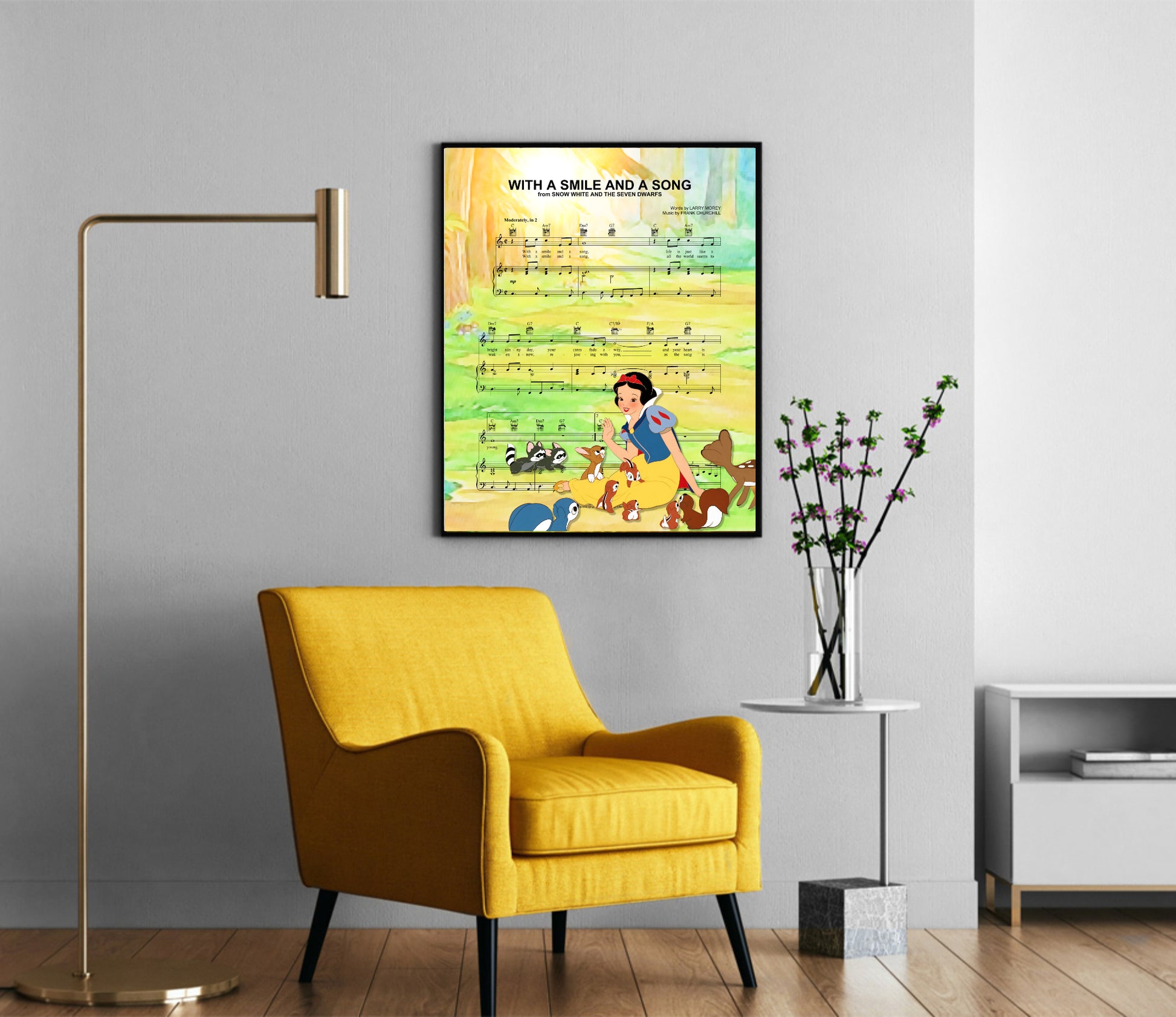 Snow White Wall Art Painting Poster Artwork