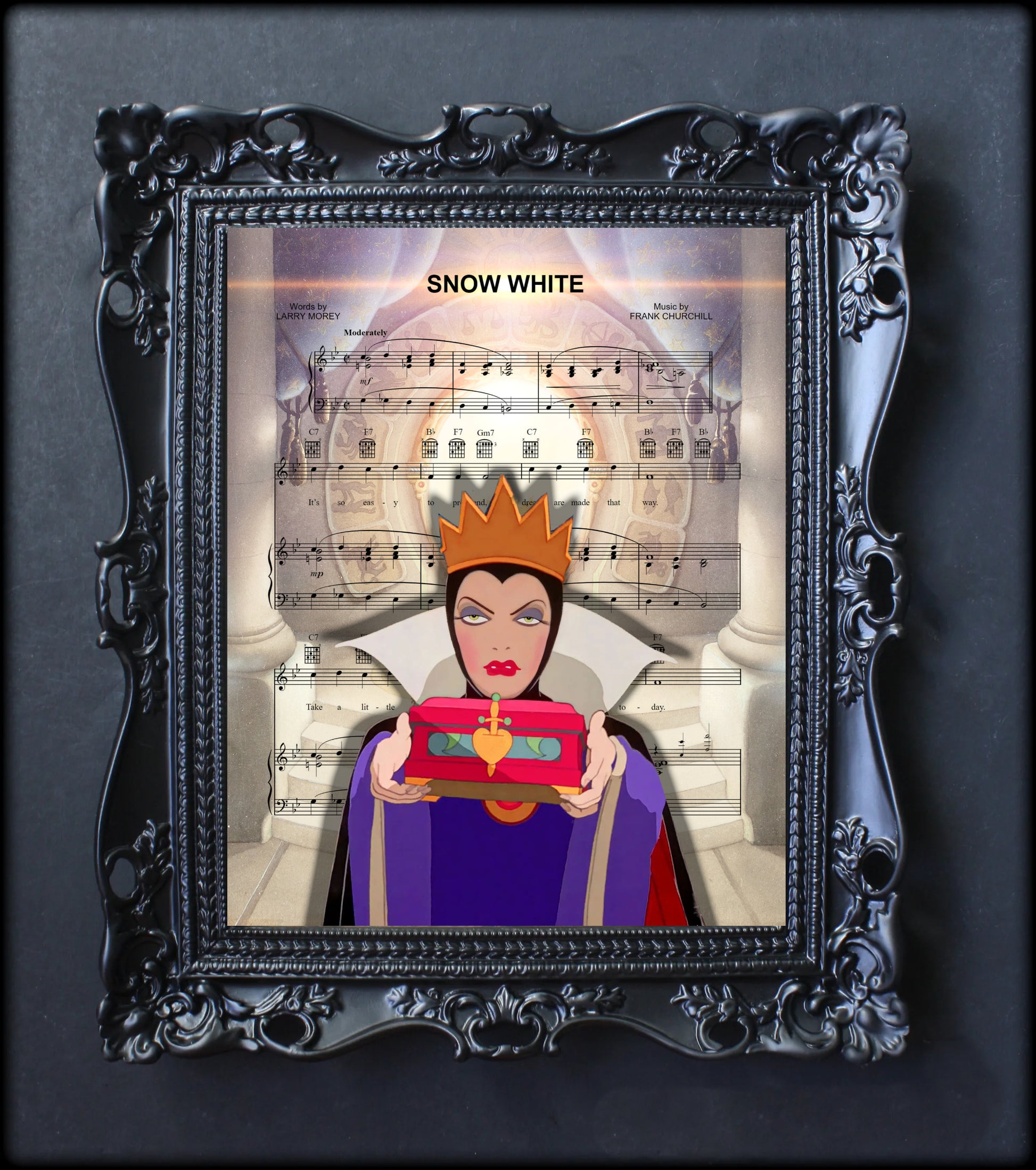 Snow White Evil Queen Art Print artwork painting gift