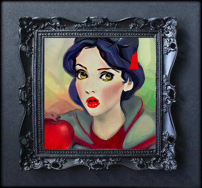 Snow White Painting wall art artwork print