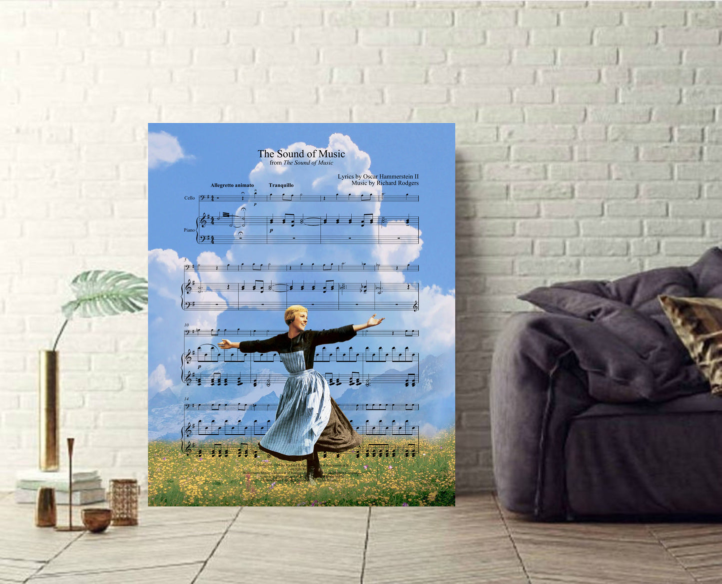 Sound of Music Wall Art Print Painting Poster Canvas