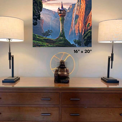 Tangled Tower Scene Fine Art  | Lisa Jaye Art Designs
