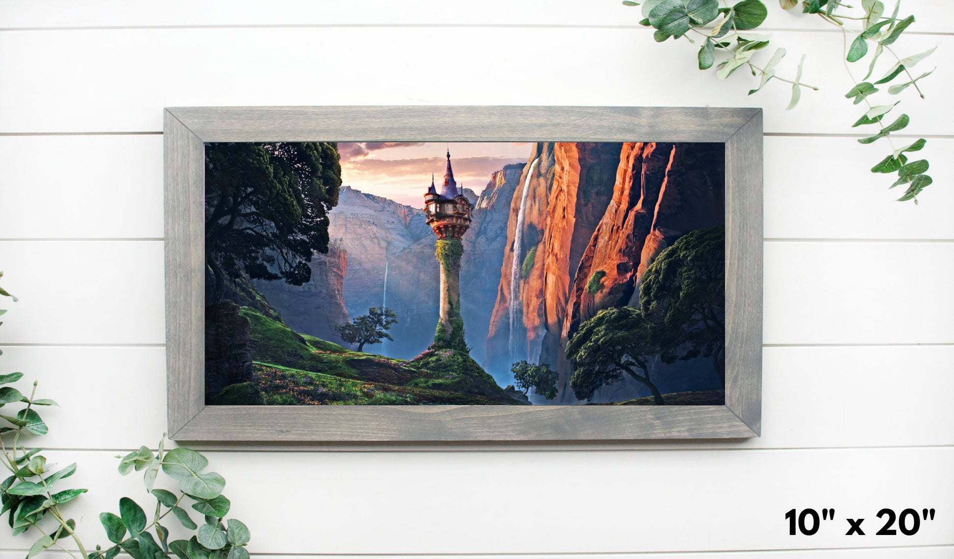 Disney Tangled Tower scene background art artwork print