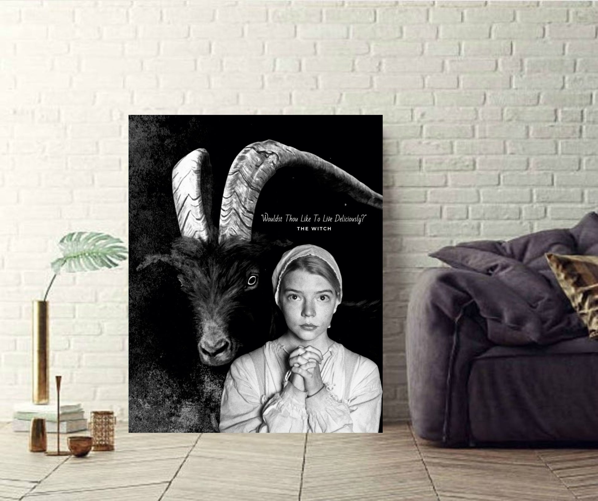 The Witch Canvas Art